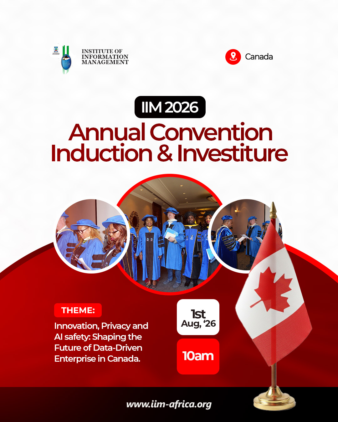 IIM Canada Annual Conference, Induction and Investiture