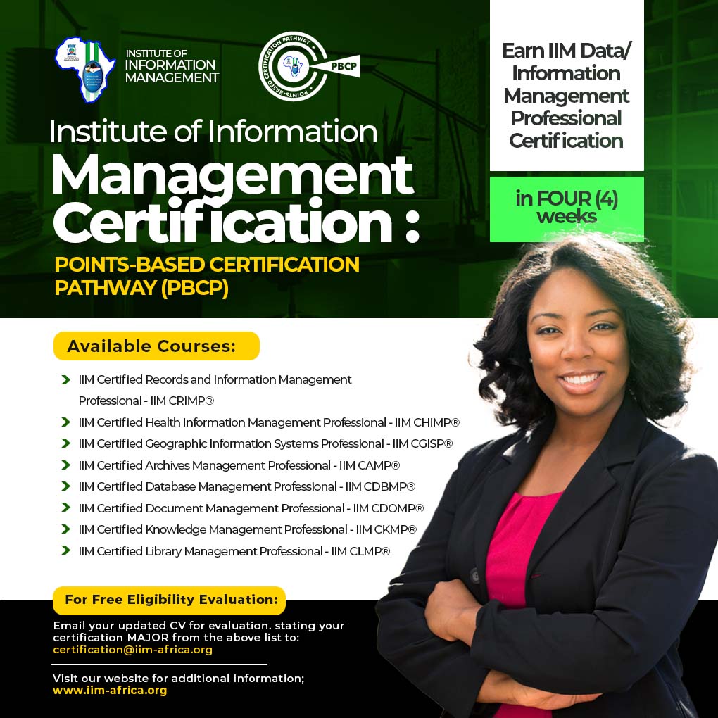 IIM Point Based Certification Pathway (PBCP)