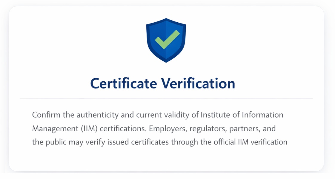 Certificate Verification