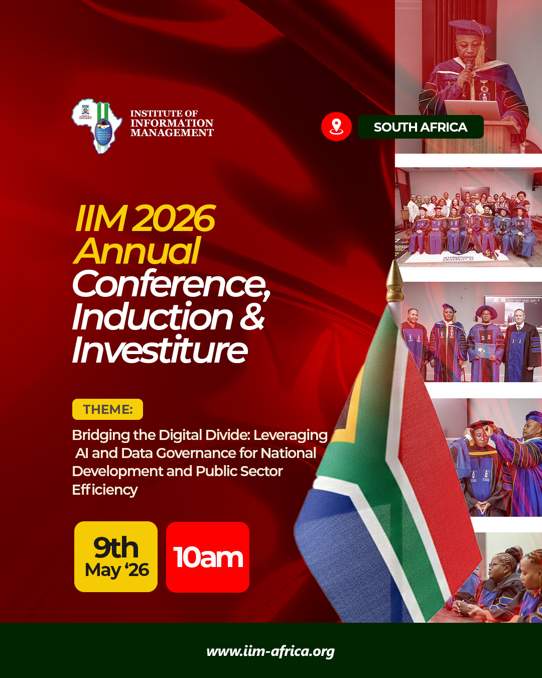 IIM South Africa 2026 Conference, Induction & Investiture